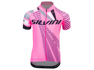 Koszulka dziecięca SILVINI junior cycling jersey Team pink/cloud
