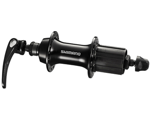 Piasta tylna Shimano Sora FH-RS300 32H oś 9mm O.L.D. 130mm do hamulców obręczowych 8-10 rz. czarna