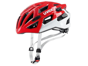 Kask  Uvex race 7 black red white
