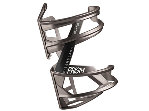 Koszyk na bidon Elite Prism Soft Touch  prawy Titanium Metal Black