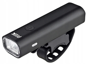 Lampa przód Prox Aero F III czarna 1-LED 400lm USB