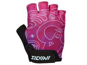 Rękawiczki dziecięce SILVINI Punta różowo-czarne